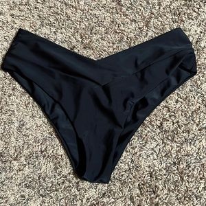 Black bikini bottoms